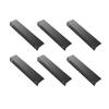 10 Pcs Finger  Pull Black Modern Aluminum Alloy 1mm Thick Concealed Tab Pull Handle for Cabinet 