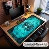 Tree of Life Theme Custom Mouse Pad Personalized With Name Text Customized Desk Mat For Office Home Decor