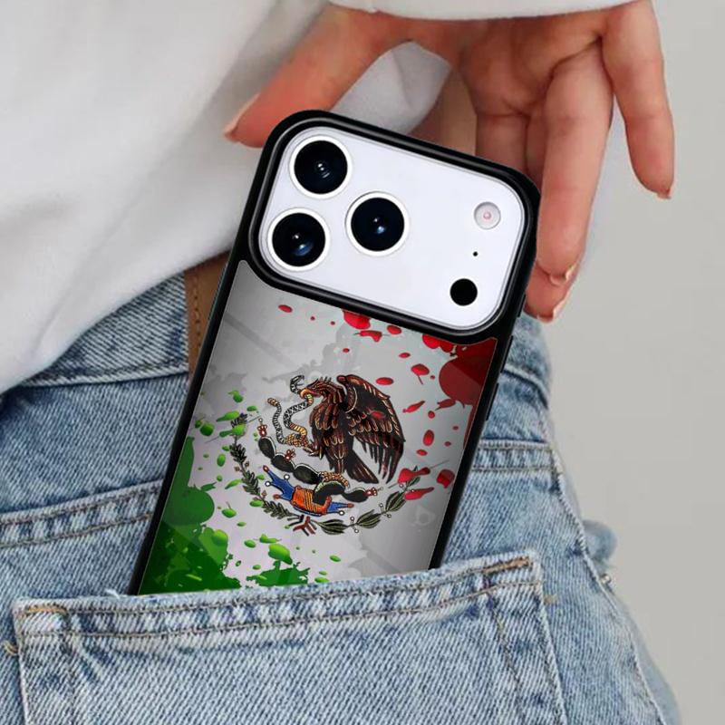 

mexico flag mexicanos Phone Case for iPhone 17ProMax 12 13 14 15 16e 17 Pro Max Plus Air Cover iPhone 12 Pro Max