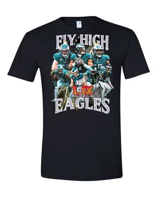 Nová grafika - Philadelphia Eagles Champions, Super Bowl LIX Trička s krátkým rukávem!!