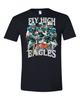Nová grafika - Philadelphia Eagles Champions, Super Bowl LIX Trička s krátkým rukávem!!