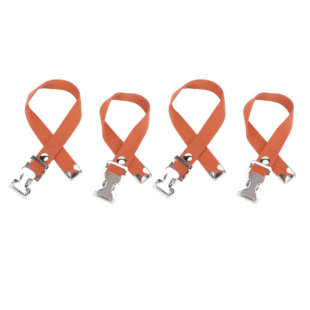 4Pcs Drywall Stilts Straps Flexible Nylon Aluminum Alloy Buckle Adjustable Drywall Foot Band Straps