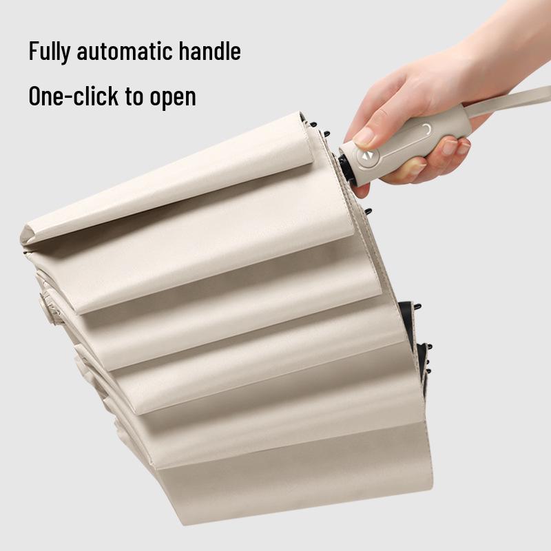 Automatic Large Dual-Use Folding Umbrella: Sunshade and Rain Protection for Sunny or Rainy Days