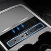 For Tesla Model 3 Y 2024 2024 USB LED Hub Center Console Adapter Fast Charger Shunt Hub Car Adapter Power Splitter Extension