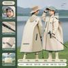 Wanbaolü Children's Raincoat for Boys and Girls, Long Full-Body Rain Poncho with Backpack Space, Suitable for Primary School Students