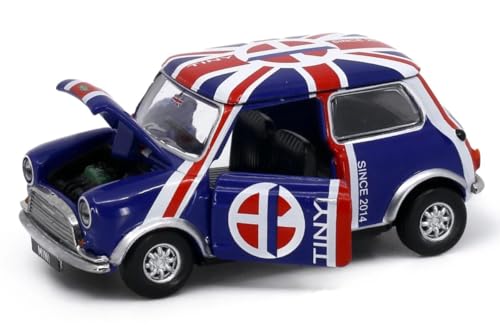 Tiny City 1/50 Mini Cooper Mk 1 Union Jack (TINY 10th Anniversary) Diecast Model Car