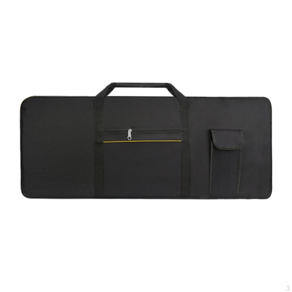 61 Key Keyboard Bag, Storage Pockets, Oxford Case for Electric, Carrying, Performance And