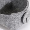 3Pcs Foldable Felt Storage Boxes Multi-Functional Home Organizer Baskets for Cosmetics, Stationery & Small Items