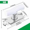 Adjustable Stainless Steel Jar Opener Manual Can Bottle Lid Gripper Effortless Kitchen Tool for Weak Hands Seniors Arthritis