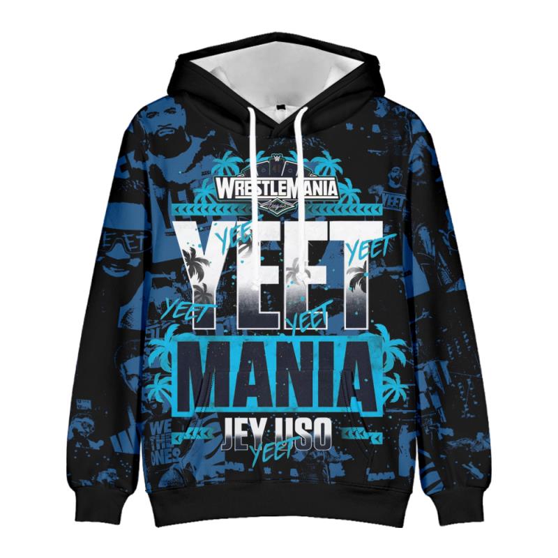 2026 Jey Uso Yeet Mikiny Merch Mikina Dámská/Pánská Móda Ležérní Streetwear Mikiny Oblečení Módní Mikina S Kapucí