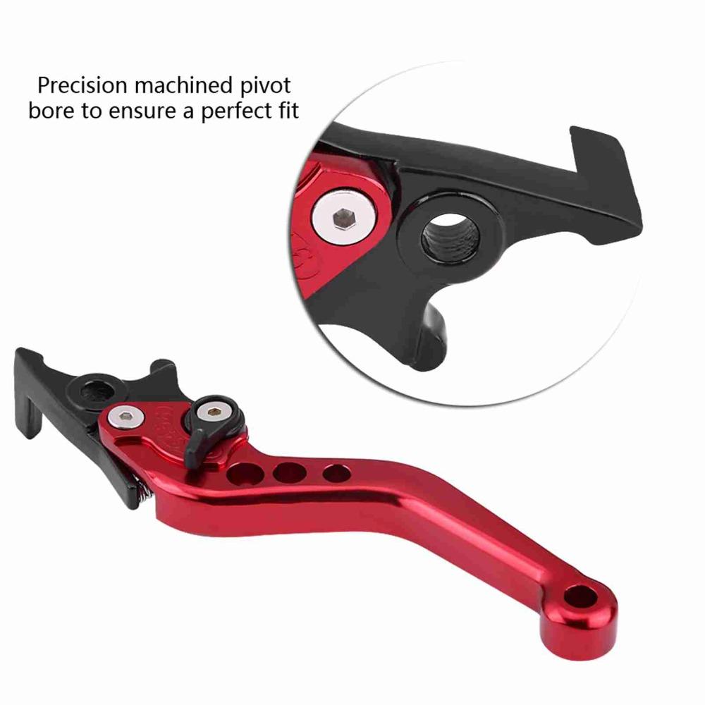 2pcs 6-Position Adjustable Brake Clutch Levers CNC Aluminum Modified Brake Lever For Modification