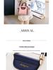 New Fashion 2025 Women's Color Block Handbag – Large Capacity, High Elasticity, Foldable Shoulder Crossbody Bag