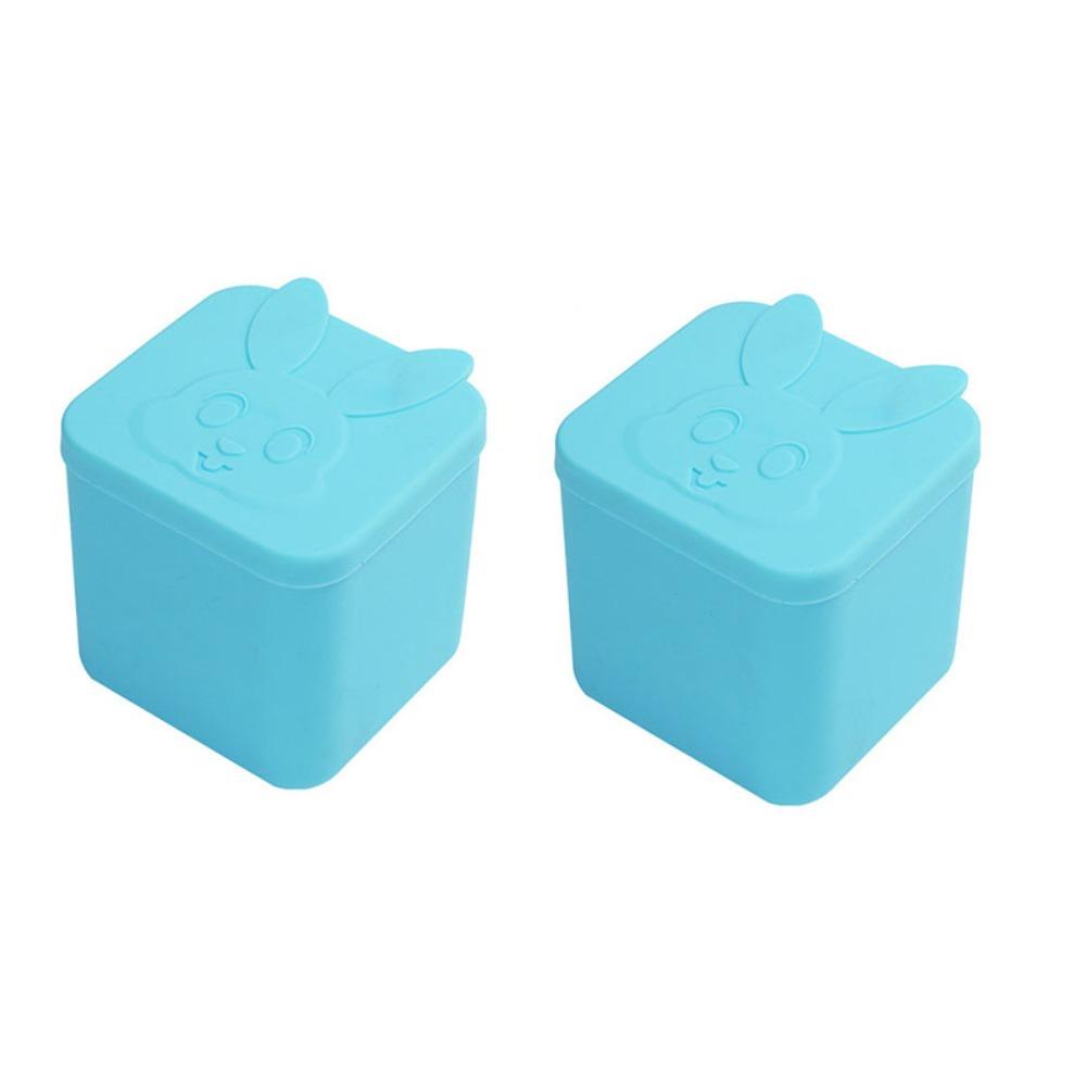 2pcs Reusable Dips Container Silicone Salad Dressing Container Snack Box  Lunch Box