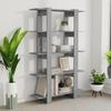 Bookshelf Room Divider Grey Sonoma 100*30*160 cm