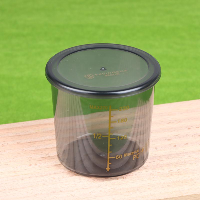 Fishing Bait Measuring Cup With Graduations, High Transparency, Shockproof, Thickened, Portable Fishing Tackle