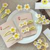 Sweet Cute Children Flower Hair Clip Women New Korean Temperament Rubber Band Hair Loop Beach Vacation Hair Accessories