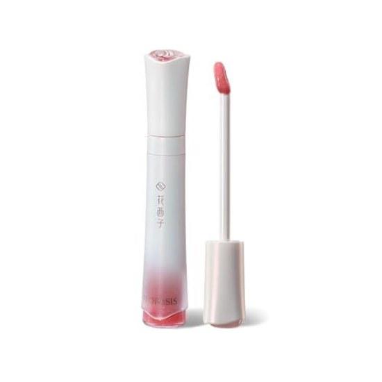 Official Hanayo Kinsai Lip Gloss Lipstick Japan Limited Color High-Quality Shine 3D Glass Film Texture Plump Dimension Refreshing Moisture Light Care