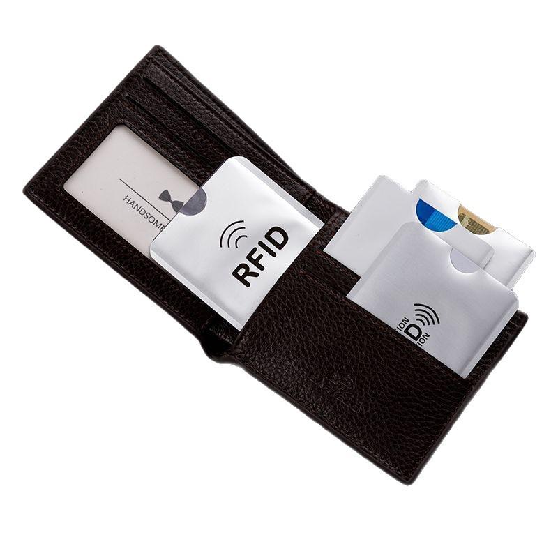Anti-Theft Card Shield: Anti-Demagnetization Brush Sleeve for Credit and Bank Cards