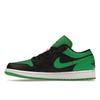 Air Jordan 1 Low Black Lucky Green Men Sneakers White 553558-065