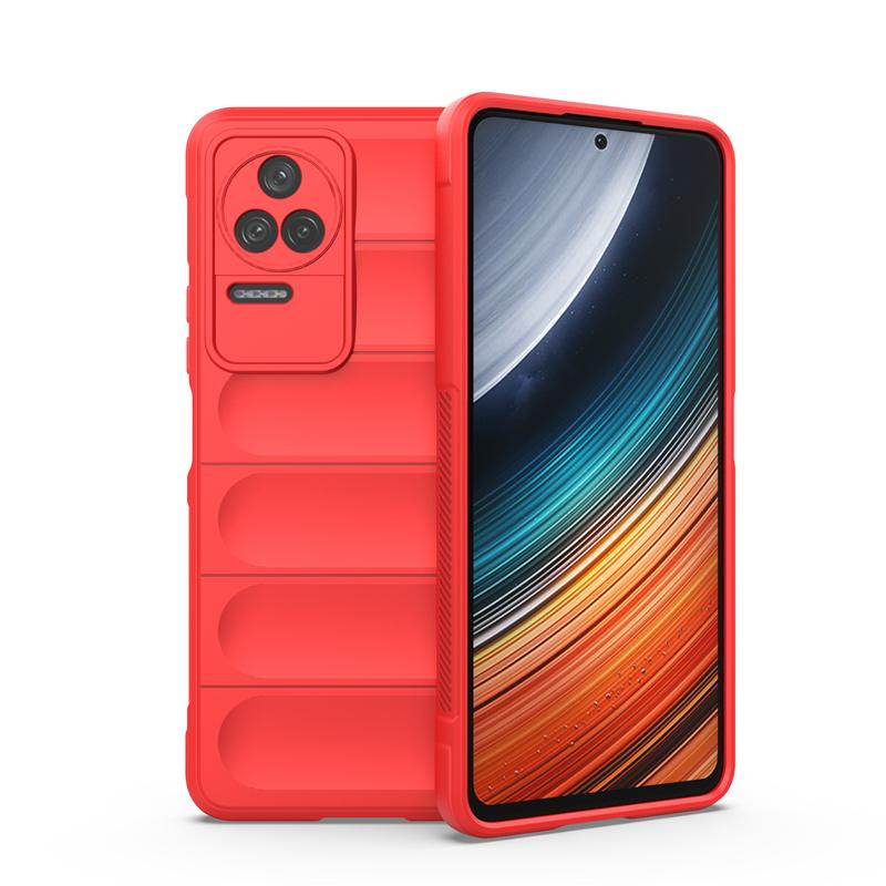 

Для Poco F4 Чехол Чехол Для Poco F4 Capas Phone Bumper Задний Противоударный Мягкий TPU Для Fundas Xiaomi Poco X4 GT M4 Pro F4 5G Чехол For Poco X4 GT 5G красный