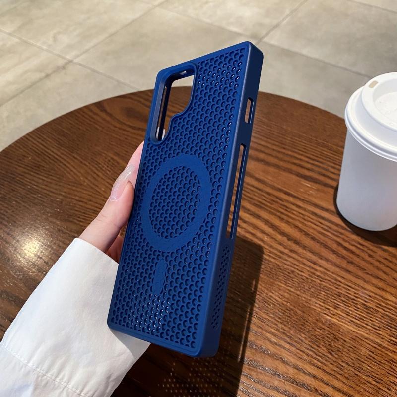 Honeycomb Grid Mesh Cooling Silicone Magnetic Case For Nubia RedMagic 11 Pro  Heat Dissipation Shell Phone Coque 11 Pro+ Cover