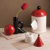 Light Luxury Floss Cotton Swab Organizer Decorative Ceramic Storage Box Toothpick Box  Kitchen
