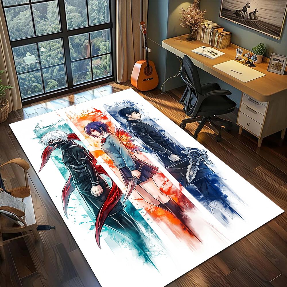 Tokyo Ghoul Carpet Floor Mat Washable Large Area Non Slip Gamer Bedroom Home Room Decor YUN6512
