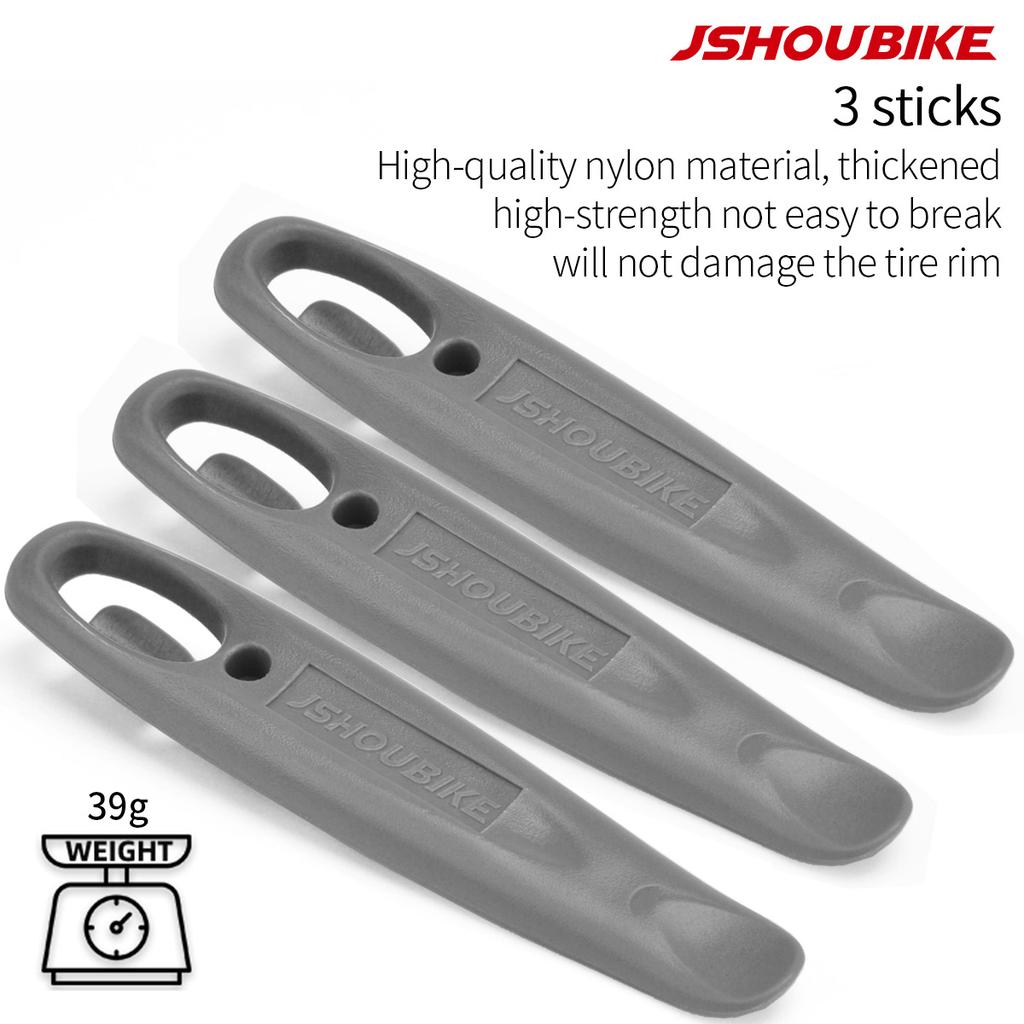 JSHOUBIKE Bicycle Tyre nylon Tire Lever Ultralight Wheel Repair Tool MTB Mountain Bike Road Tire Spoon Cycling Brake Accessories
