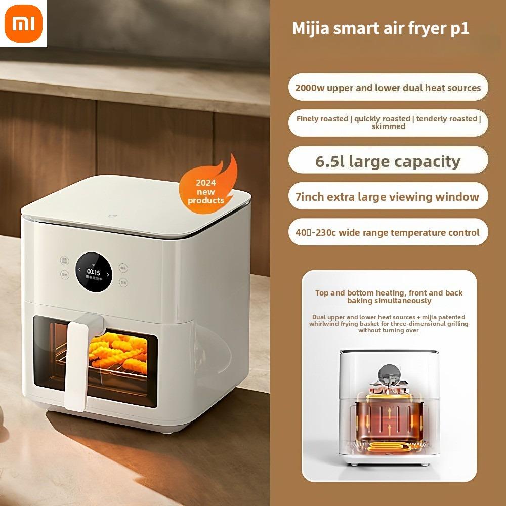 

Xiaomi Mijia Smart Air Fryer P1 6.5L, 2000W Dual Heat Sources, 7 Inch Large Viewing Window, Smart Control белый