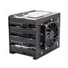 3.5" Multi-Bay Bracket with Heat Dissipation Fan for 2, 4, or 6 Bays