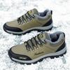 Men's casual shoes outdoor hiking shoes wear-resistant non-slip low-top leather surface waterproof off-road hiking shoes men