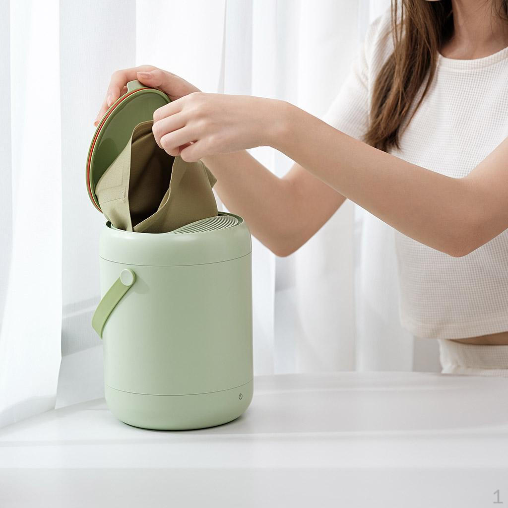 

Настольная стиральная машина, носки, небольшая стирка одежды для путешествий, кемпинга, личного общежития зелёный