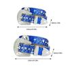 Rhinestones Studded Pin Buckle Belt for Adult Popular Sequined Belt All Matching Western Belt Glittering Belt for Dance