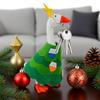 Mini Porch Animal Costume 7 Inch Christmas Costume For Desk Statue Mini Lightweight Velvet Decoration For Fireplace Home