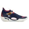 Li Ning Wade 808 Ultra Cushioning Slip Resistant Abrasion Resistant Low top Basketball Shoes Men's Blue Red ABAS113-7