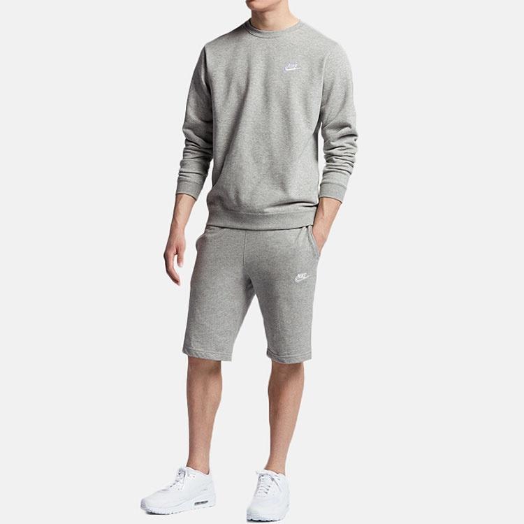 Nike Casual Sports Loose Round Neck Pullover Gray Men's 804343-063