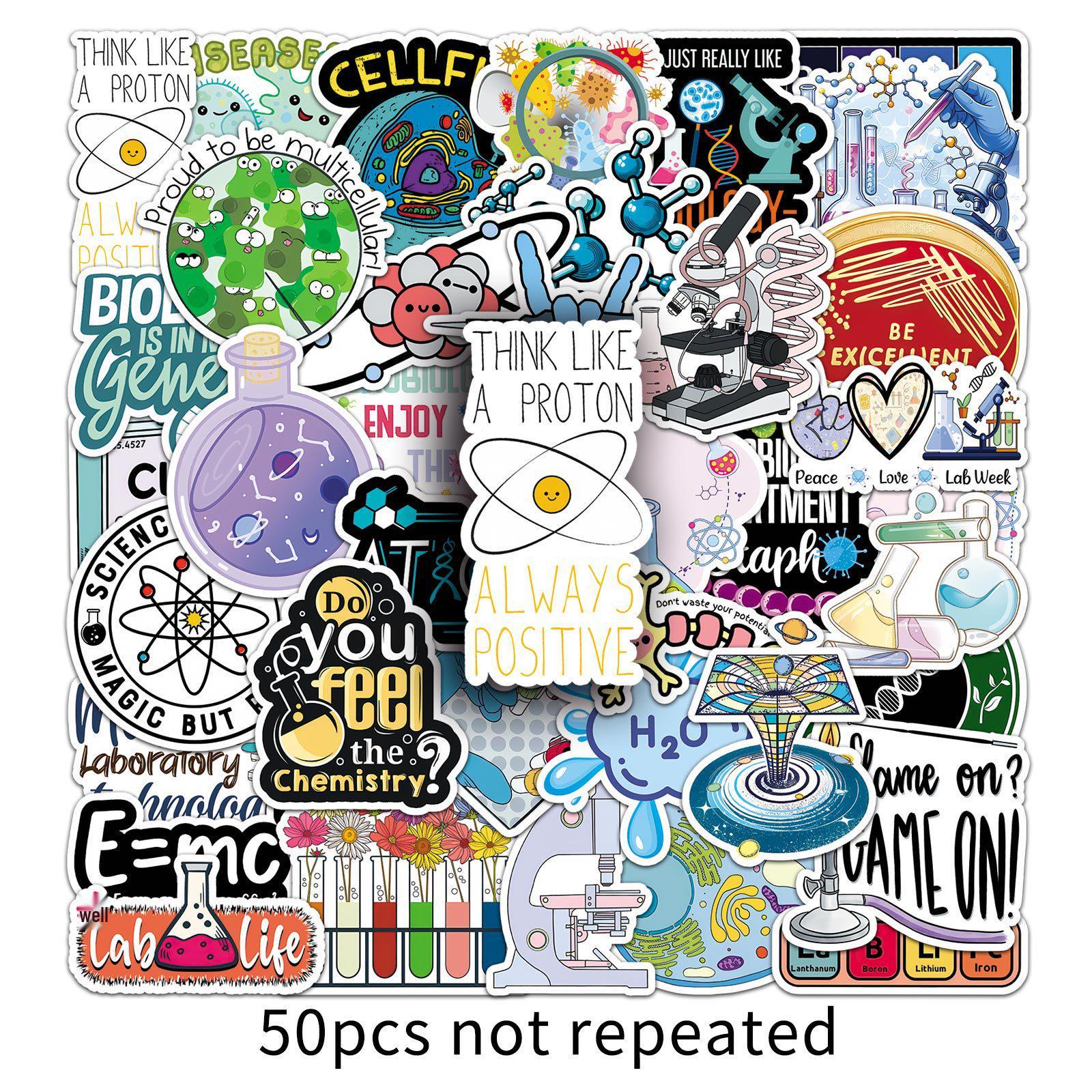 Pickleball Cartoon Sports Sticker Set (50 Sheets) – Fun, Decorative Stickers for Thermos Cups, Storage Boxes, and Speakers