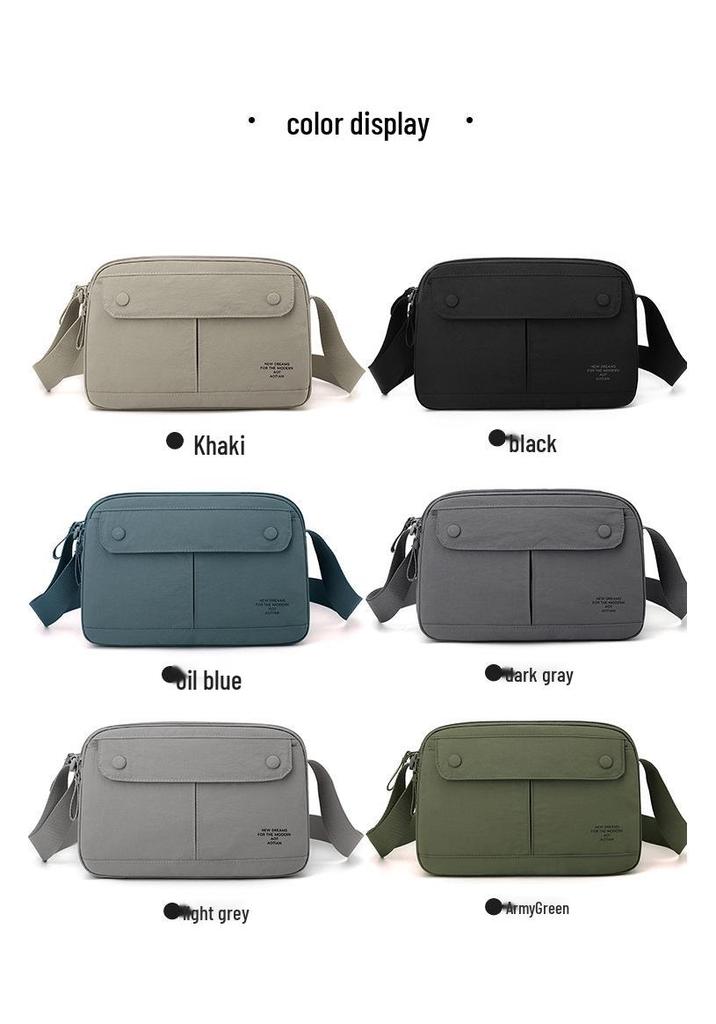 Large Capacity Single-Shoulder Crossbody Bag: Versatile for Commuting, Sports, Outdoor Use, with Multi-functional Phone Pocket and Coin Purse.