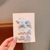 Summer Ocean Starfish Shell Hairpin Cute Children'S Hairpin Duck Beak Clip Pearl Hair Accessories Headgear Clip Girl