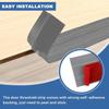 1pc 2m/78.74in Pvc Floor Transition Strip Waterproof Floor Transition Strip Non-slip Pvc Threshold Ramp for Doorways Carpet Gap