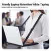 Laptop Harness with Support Adjustable Wearable Desk Mobile for Travel
