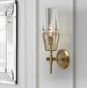 Copper Loft Nordic Wall lamp American Industry Retro Art Glass Simple Personality Aisle Bedroom Machine Head Wall Lamp Archaize