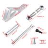 Polished Finish Alternator Bracket Kit Adjustable Design Adjustable Bracket Kit  Engine Replacement