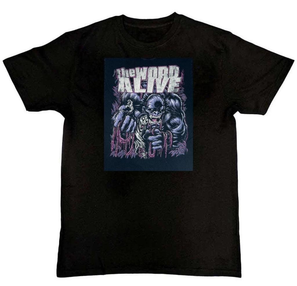 Hot The Word Alive Band Graphic Print Mens T-Shirt