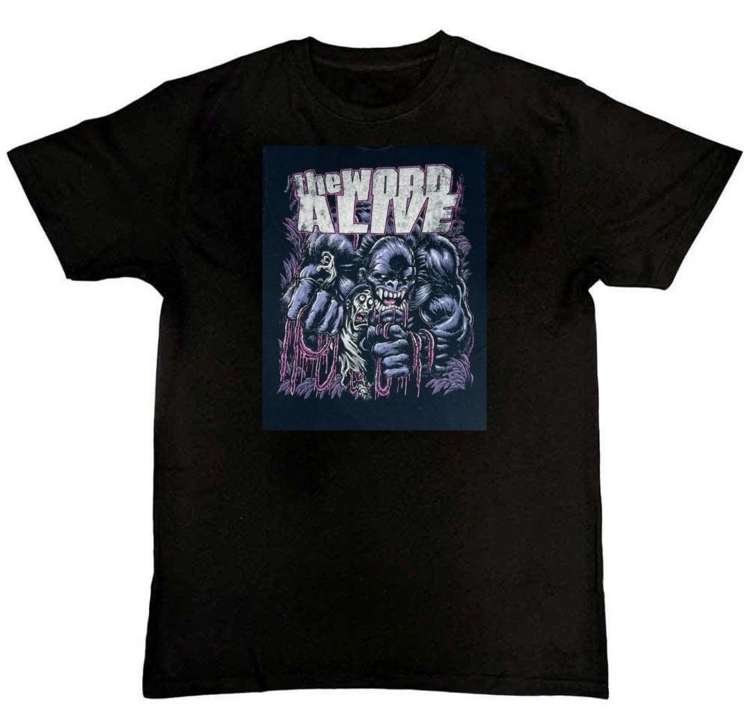 Hot The Word Alive Band Graphic Print Mens T-Shirt S