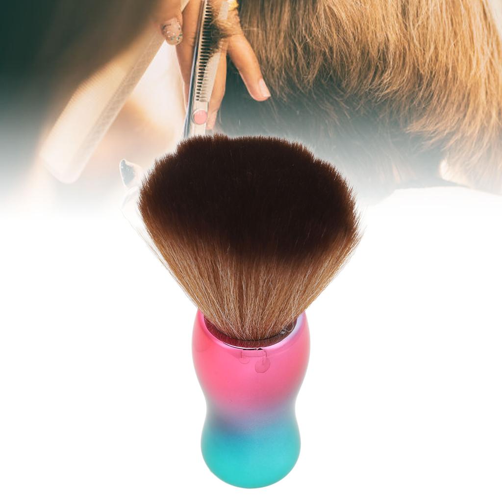 Hair Cutting Neck Duster Brush Professional Nylon Bristles Ergonomic Handle Multipurpose Barber Brus
