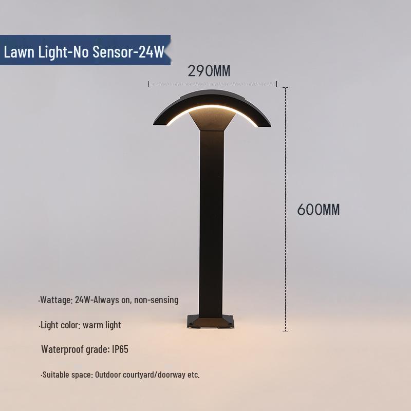 LED Waterproof Outdoor Motion Sensor Wall Lamp for Balcony or Courtyard