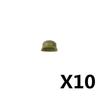 US Soviet British Soldier Figures Helmet M1ssh40 M3 Beret Military Accessories Building Blocks Toys For Children J004