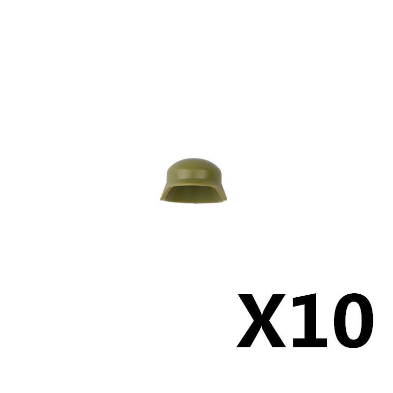 US Soviet British Soldier Figures Helmet M1ssh40 M3 Beret Military Accessories Building Blocks Toys For Children J004