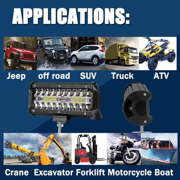 Buy 120W Work Light LED Spot Light & Flood Lights Truck Lights for Car